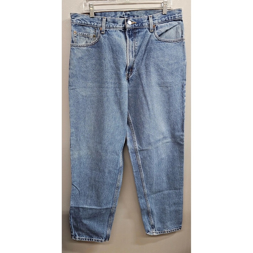 Levi's 560 Loose Fit Jeans Men 36x34 Blue Denim Cotton Medium Wash Tapered Leg